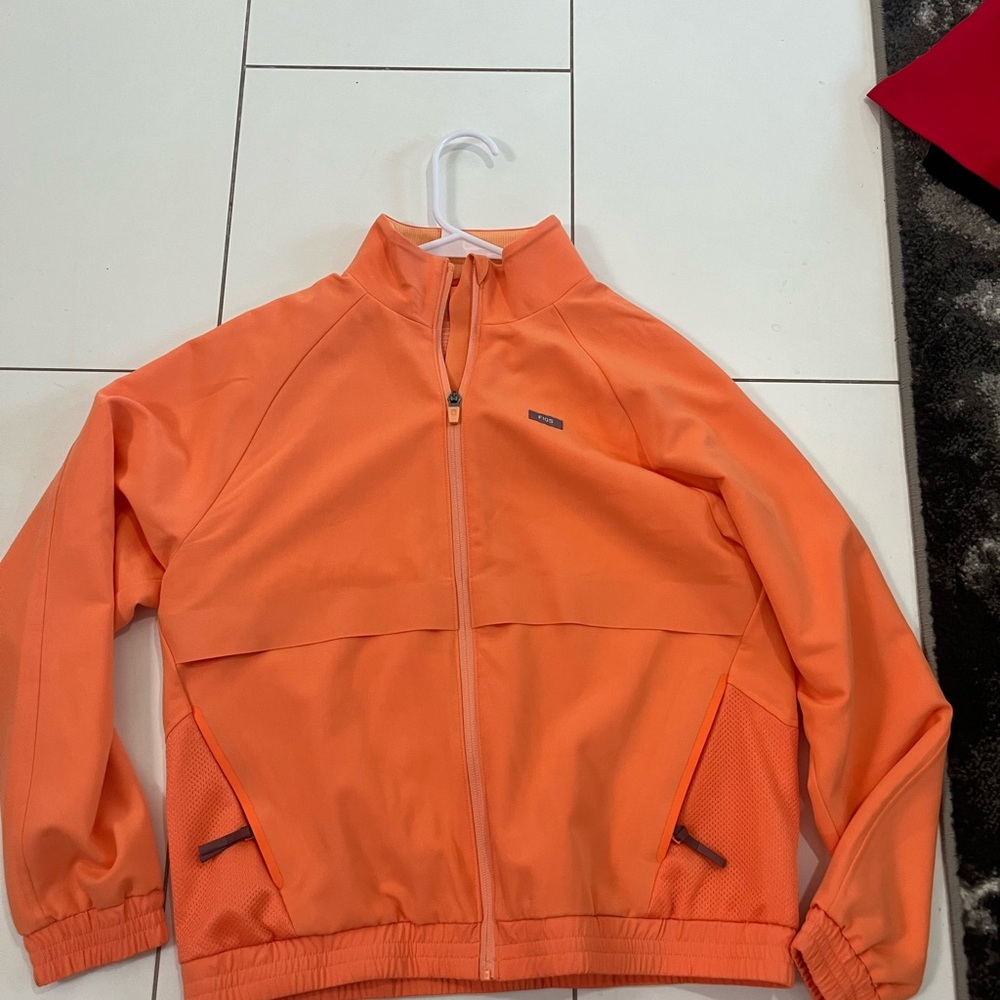 Figs Vibrant Orange Jacket